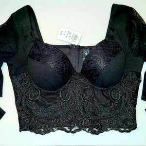 NWT! Lace Crop Top by Windsor- Size S
